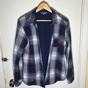 Wind river plaid fleece button up